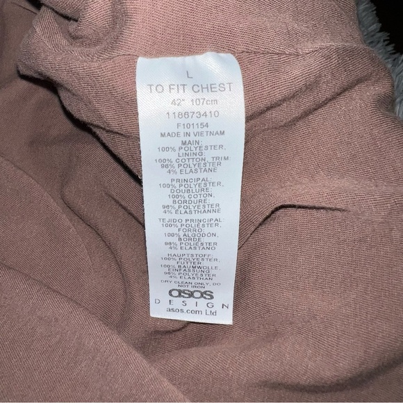 ASOS DESIGN Oversized Brown Sherpa/Faux Fur Hoodie - Large - Picture 11 of 13